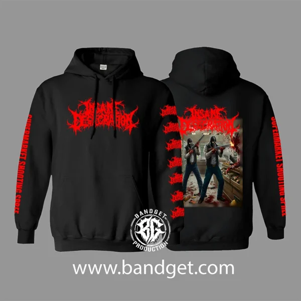 Hoodie Insane Desecrations Supermarket Shooting Spree
