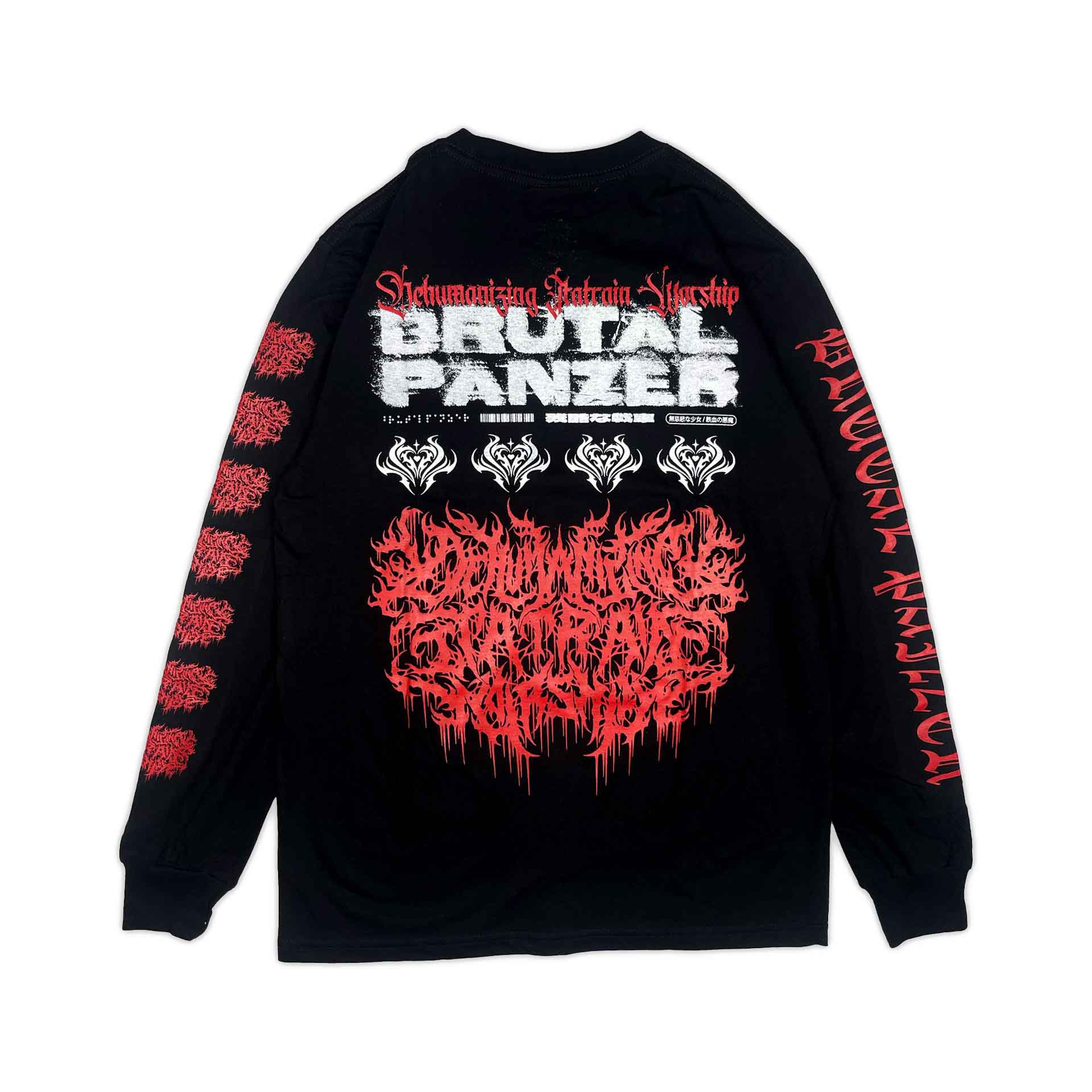 Longsleeve Dehumanizing Itatrain Worship Brutal Panzer - Image 2