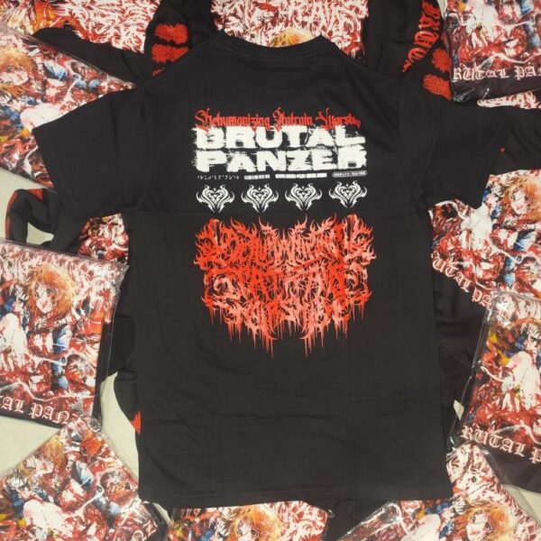 T-Shirt Dehumanizing Itatrain Worship Brutal Panzer - Image 3