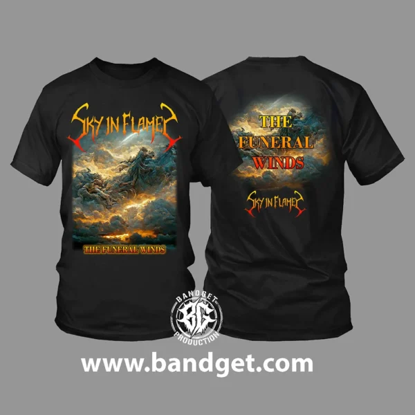 T-Shirt Sky In Flames The Funeral Winds