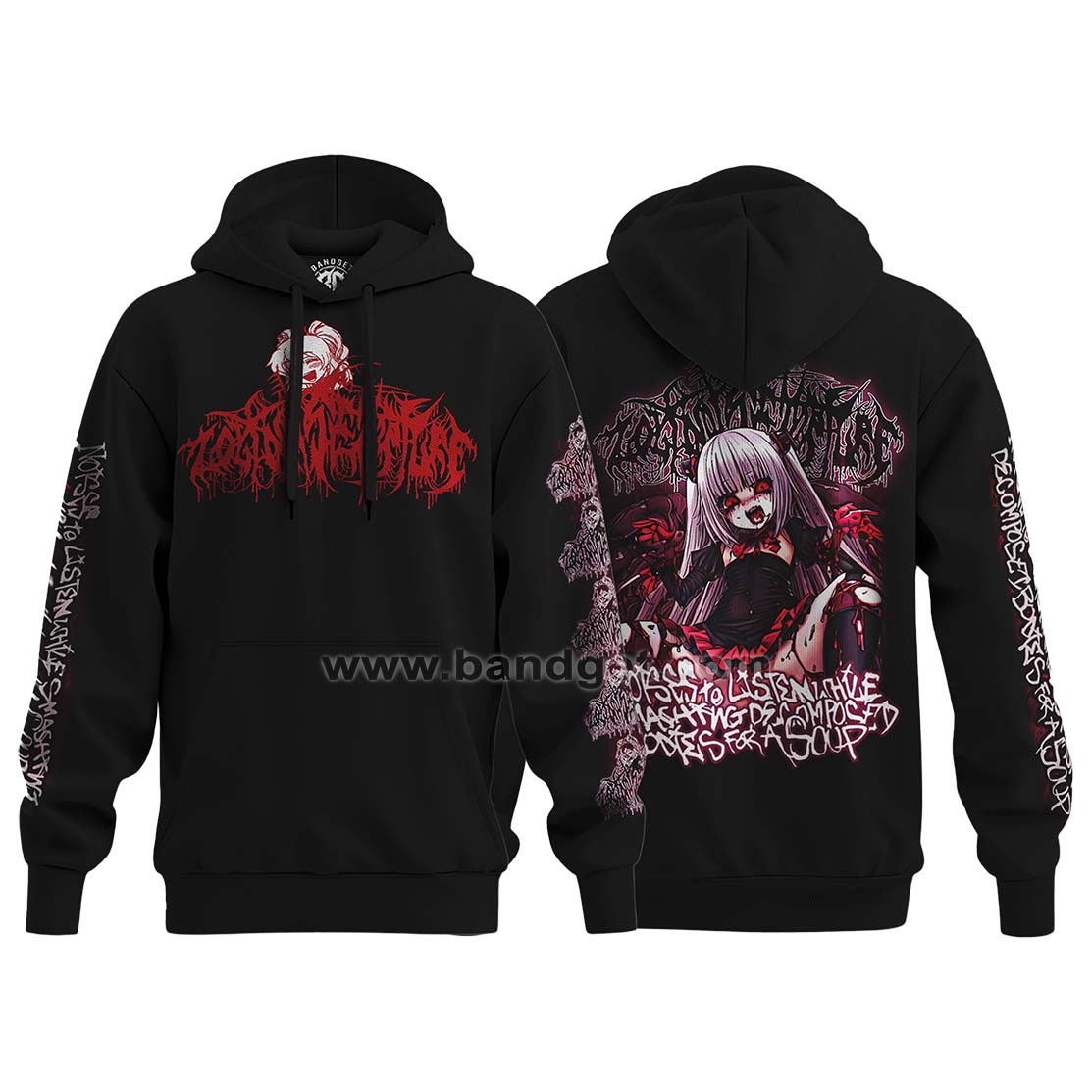 Hoodie Loli Noise Torture Noises to listen while smashing decomposed bodies for a soup