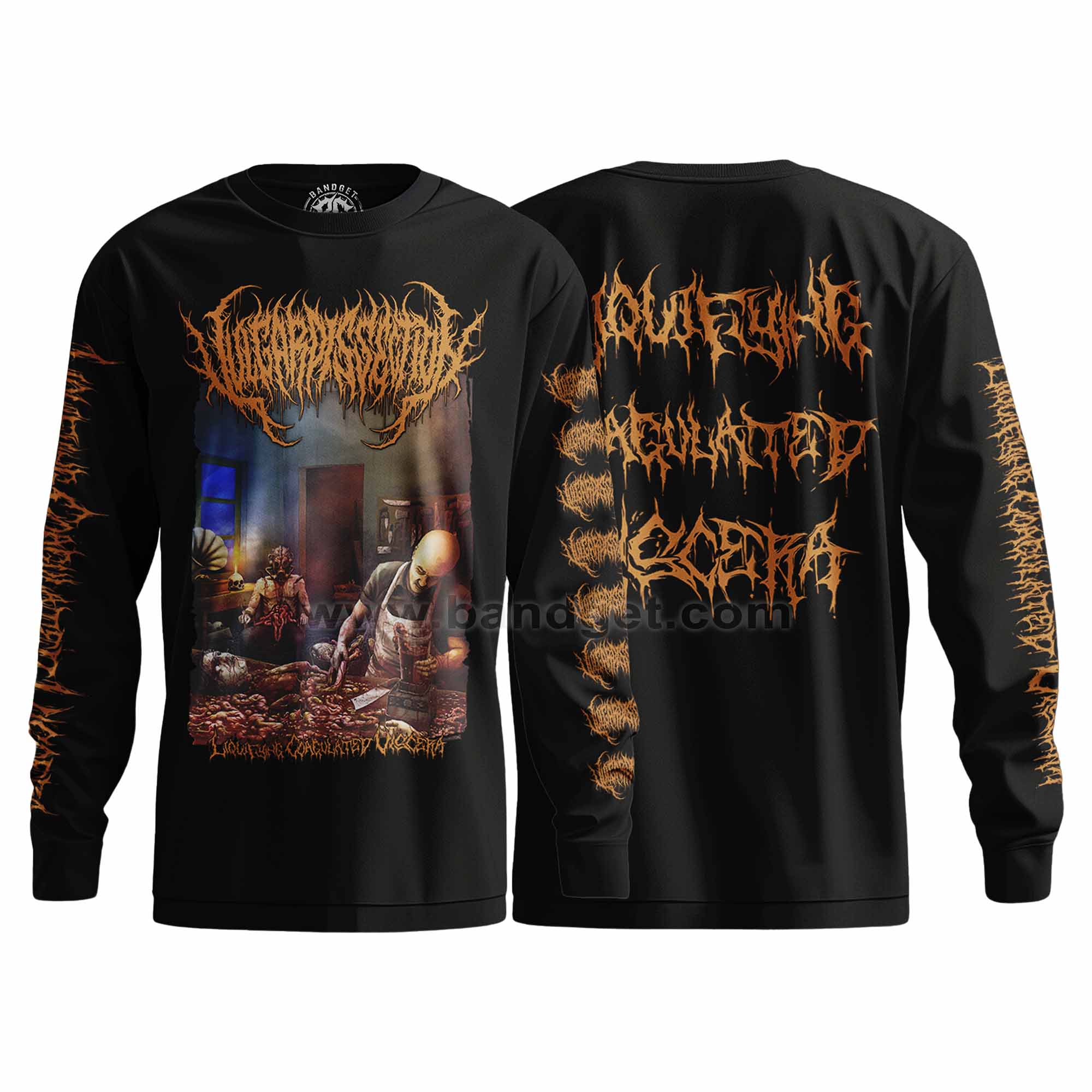 Longsleeve Vulgar Dissection Liquifying Coagulated Viscera