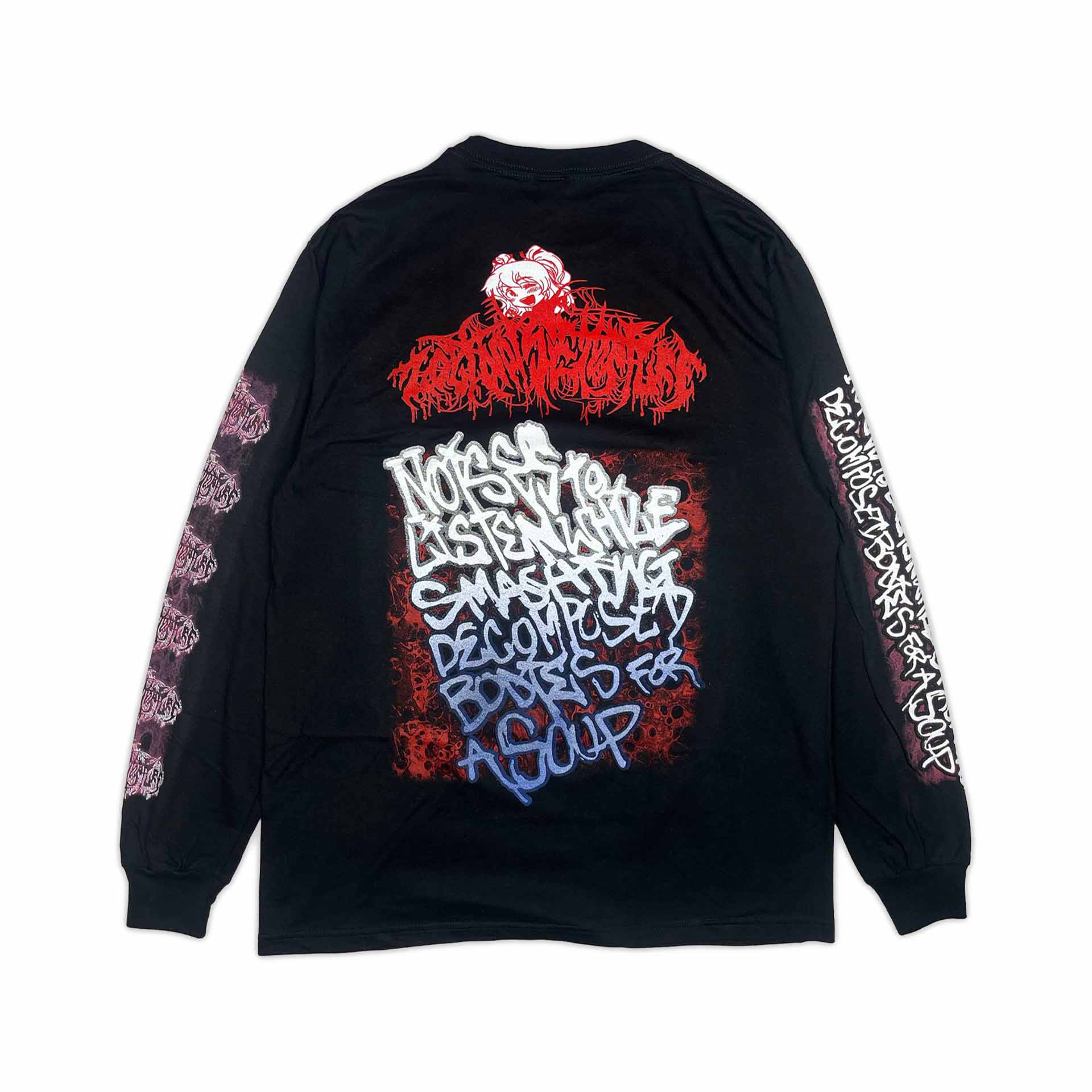 Longsleeve Loli Noise Torture Noises to listen while smashing decomposed bodies for a soup - Image 2